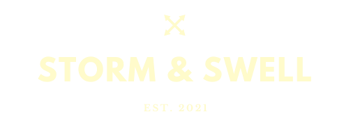 Storm & Swell - Transparent logo yellow