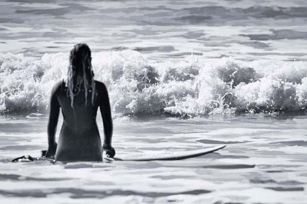surfing girl image